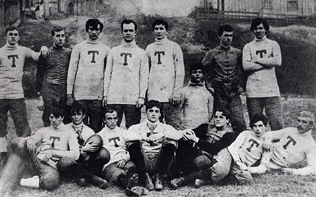 Tech Football Team in the late 19th Century