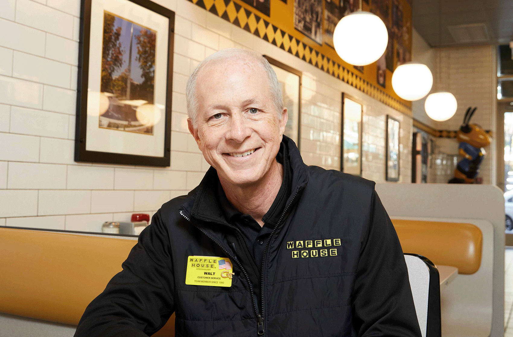 Walt Ehmer sitting for a photo