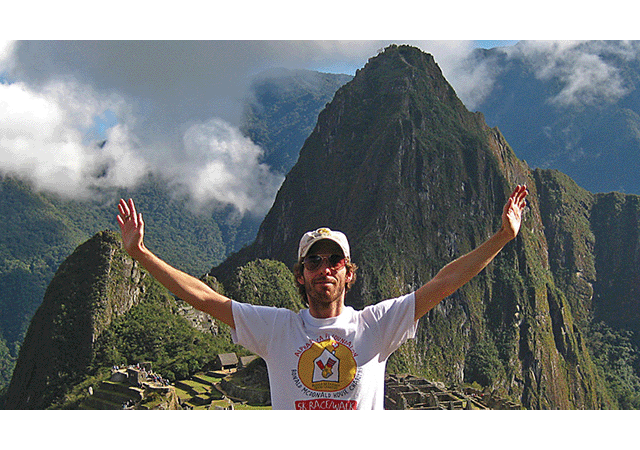 Brandon Cox in Machu Pichu