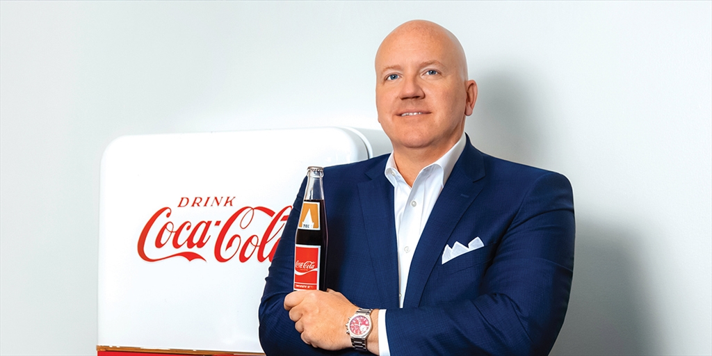 Rich Staten photo with a Coca Cola bottle