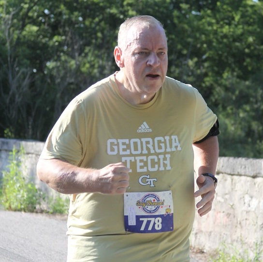 Michael Hearn running