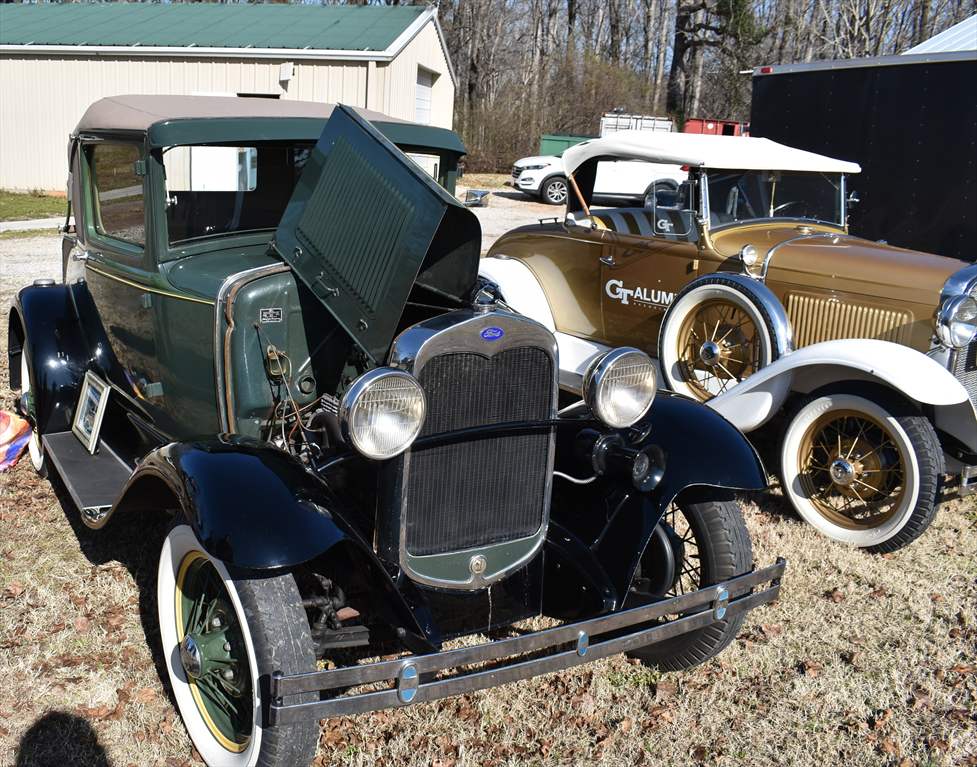The original Model A Ford before refurbishing