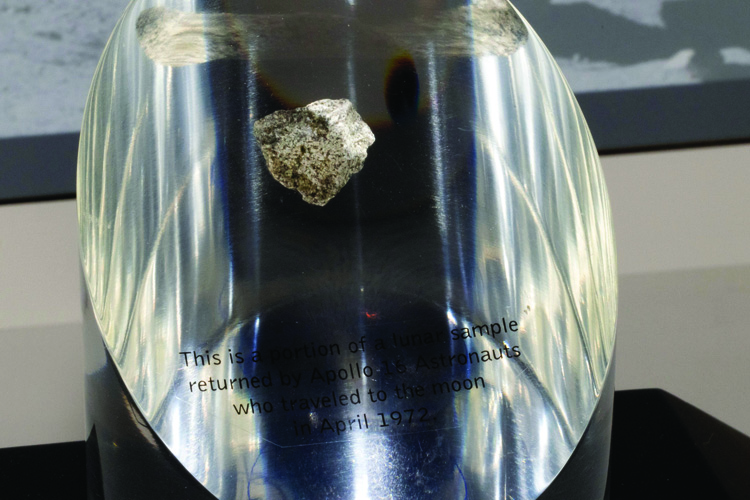piece of the moon at GT library