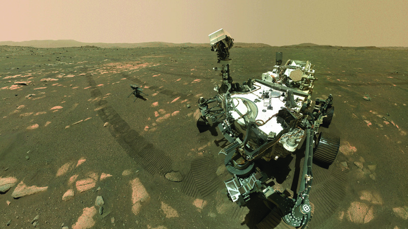 rendering of the Mars Rover