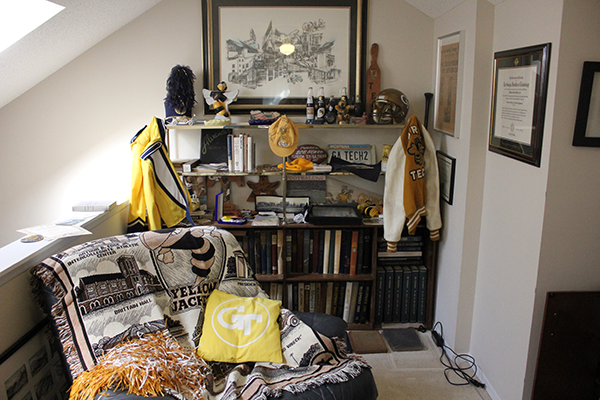 superfans house corner with memberabellia