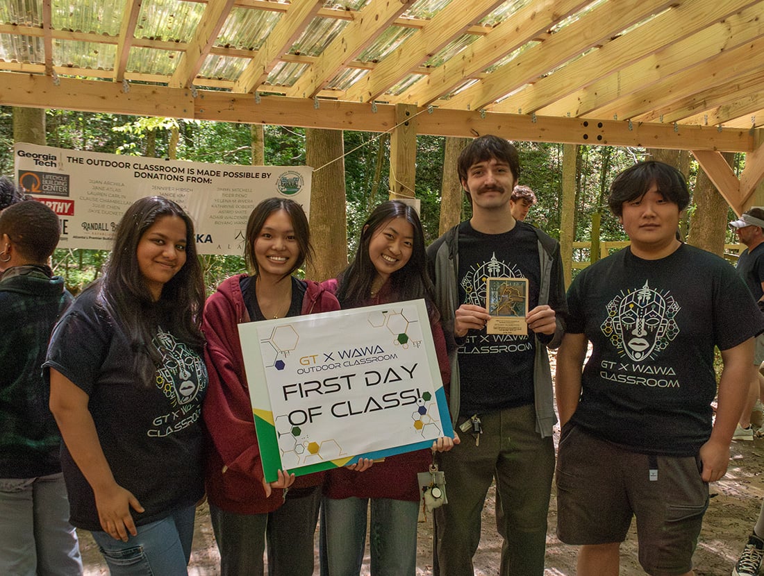 Outdoor Classroom Students